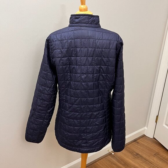 Patagonia Women's Nano Puff Jacket Navy Blue Sz XL - Picture 10 of 10